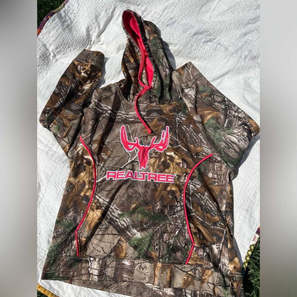 Women’s L RealTree Pink/Camo Hoodie